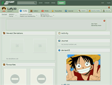 Tablet Screenshot of luffy30.deviantart.com