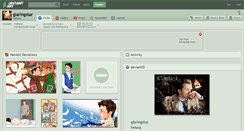 Desktop Screenshot of glaringstar.deviantart.com