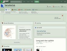 Tablet Screenshot of garrusfanclub.deviantart.com