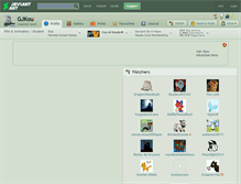 Tablet Screenshot of gjkou.deviantart.com