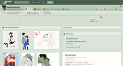 Desktop Screenshot of fandomwhore.deviantart.com