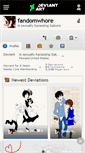 Mobile Screenshot of fandomwhore.deviantart.com