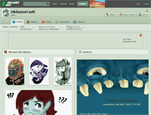 Tablet Screenshot of hikikomori-soft.deviantart.com