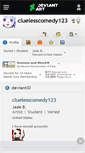 Mobile Screenshot of cluelesscomedy123.deviantart.com