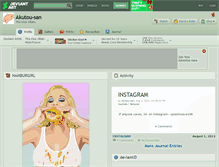 Tablet Screenshot of akutou-san.deviantart.com