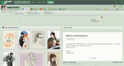 Desktop Screenshot of magicalzebra.deviantart.com