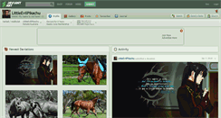 Desktop Screenshot of littleevilpikachu.deviantart.com