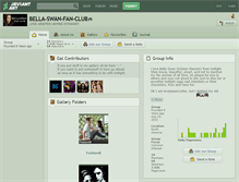 Tablet Screenshot of bella-swan-fan-club.deviantart.com