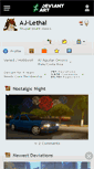 Mobile Screenshot of aj-lethal.deviantart.com