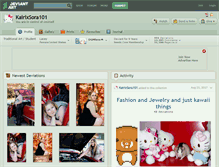 Tablet Screenshot of kairixsora101.deviantart.com