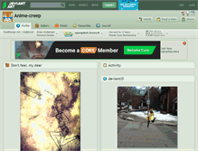 Tablet Screenshot of anime-creep.deviantart.com