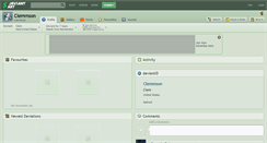 Desktop Screenshot of clemmson.deviantart.com