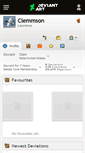 Mobile Screenshot of clemmson.deviantart.com