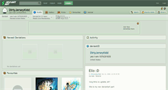 Desktop Screenshot of dirtyjerseykidd.deviantart.com