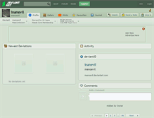 Tablet Screenshot of inanevil.deviantart.com