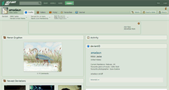 Desktop Screenshot of amadaun.deviantart.com