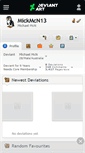 Mobile Screenshot of mickmcn13.deviantart.com