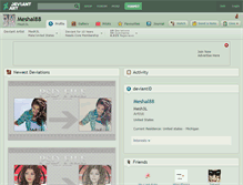 Tablet Screenshot of meshal88.deviantart.com