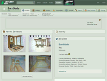 Tablet Screenshot of burnblade.deviantart.com