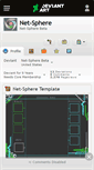 Mobile Screenshot of net-sphere.deviantart.com