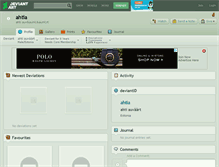 Tablet Screenshot of ahtia.deviantart.com
