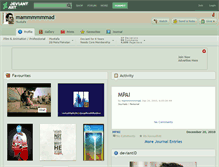 Tablet Screenshot of mammmmmmad.deviantart.com