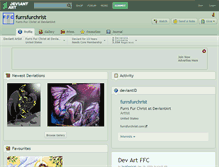 Tablet Screenshot of furrsfurchrist.deviantart.com