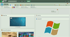 Desktop Screenshot of makhdar.deviantart.com