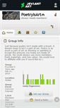 Mobile Screenshot of poetryisart.deviantart.com