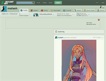 Tablet Screenshot of msshanh.deviantart.com