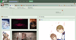 Desktop Screenshot of cafino.deviantart.com