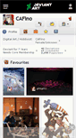 Mobile Screenshot of cafino.deviantart.com