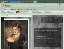 Tablet Screenshot of isbjorg.deviantart.com
