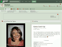 Tablet Screenshot of neozoan.deviantart.com