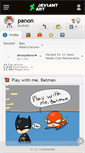 Mobile Screenshot of panon.deviantart.com