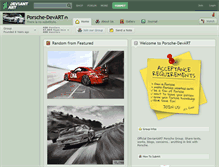 Tablet Screenshot of porsche-devart.deviantart.com