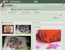 Tablet Screenshot of jimmyblaze.deviantart.com