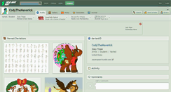 Desktop Screenshot of codythemaverick.deviantart.com
