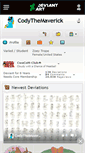 Mobile Screenshot of codythemaverick.deviantart.com