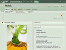 Tablet Screenshot of damsleth.deviantart.com