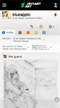 Mobile Screenshot of blueapple.deviantart.com