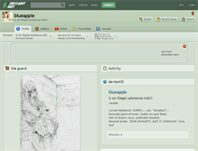 Tablet Screenshot of blueapple.deviantart.com