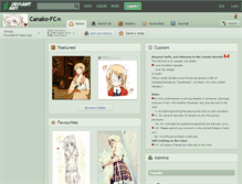 Tablet Screenshot of canako-fc.deviantart.com