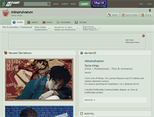 Tablet Screenshot of minoruivanov.deviantart.com