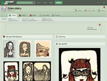 Tablet Screenshot of dzien-dobry.deviantart.com
