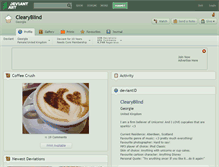 Tablet Screenshot of clearyblind.deviantart.com