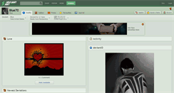 Desktop Screenshot of blue70.deviantart.com