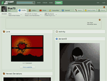 Tablet Screenshot of blue70.deviantart.com