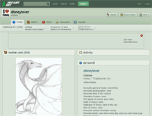 Tablet Screenshot of disneylover.deviantart.com