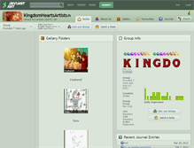 Tablet Screenshot of kingdomheartsartists.deviantart.com